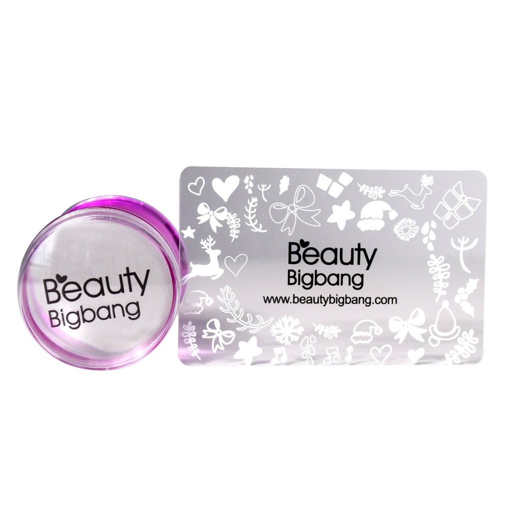 [Hàng mới về] Bộ dụng cụ đóng họa tiết trang trí móng BeautyBigBang kèm dụng cụ cạo