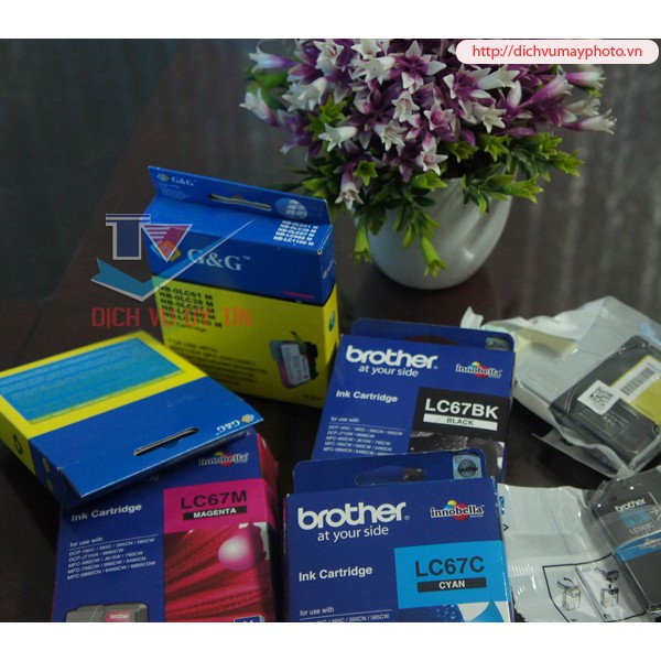 Bộ mực chính hãng Brother LC 67 giá thanh lý hàng chuẩn Kholinhkienmayin