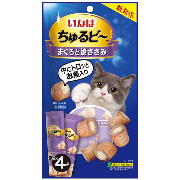 Ciao Churu Bee Bánh thưởng cho mèo vị gà & cá ngừ 40g