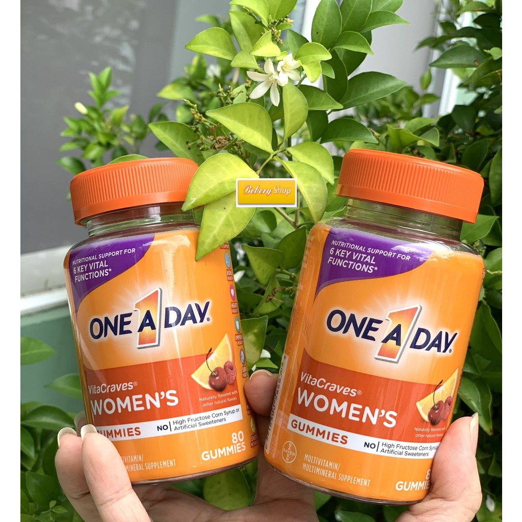 Kẹo dẻo One a Day Women's Vitacraves Gummies 80 viên