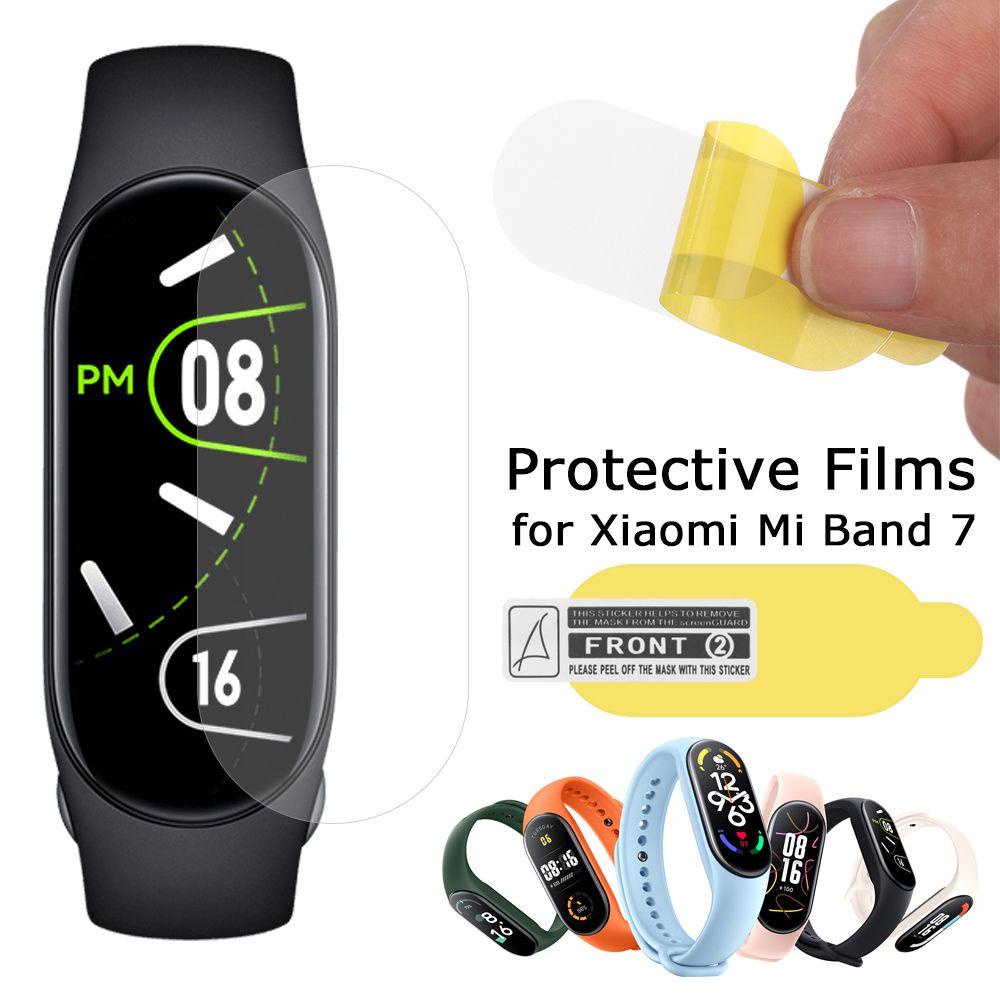 Set 5 Phim TPU Mềm HD Chống Dấu Vân Tay Chống Trầy Cho Xiaomi Mi Band 7