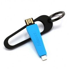 Cáp Apple 8-pin RC-024i hình móc khóa REMAX Xanh