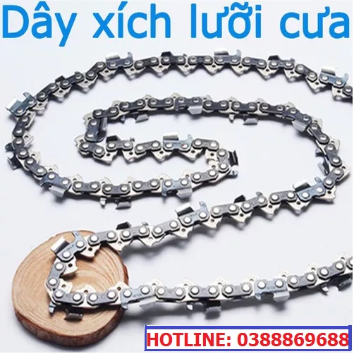 Xích cưa 12inch- Xích Lưỡi Cưa xích gắn máy mài - xích cưa loại 1 - xich luoi cua xich