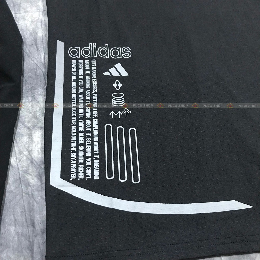 Bộ Quần Áo Thể Thao Nam Cổ Tròn Chất Vải Thun Lỗ Kim Thoáng Mát in hình sườn áo (Xăm H3)