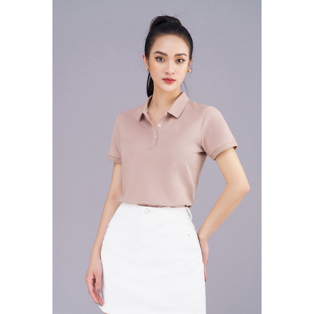 Áo Polo nữ LUPERI LFPL1072 mắt chim cotton Thoáng Mát, Trẻ Trung, Năng Động, Độ Bền cao