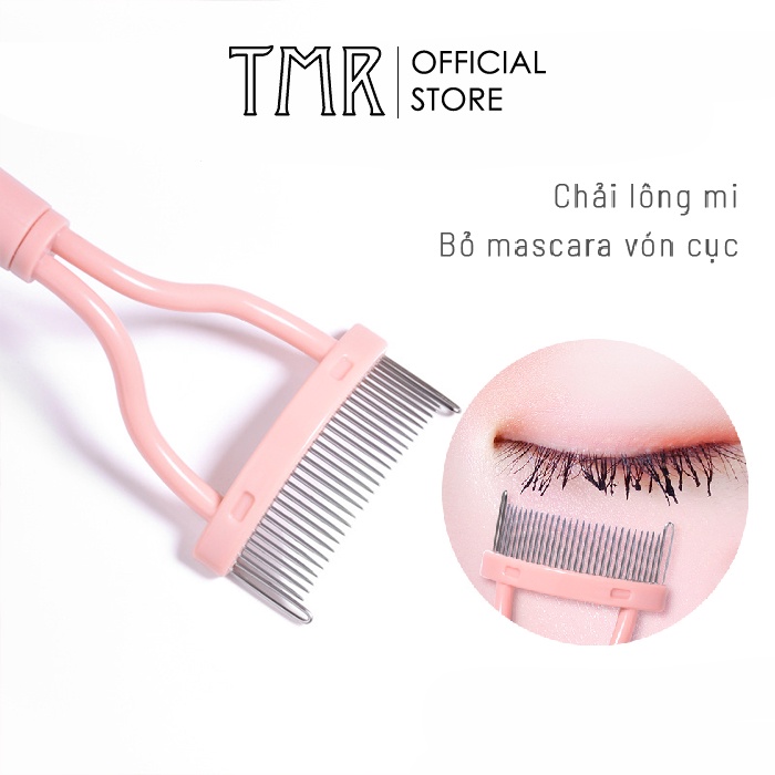Lược Chải Lông Mi Queen TMR Kim Loại, Dụng Cụ Hỗ Trợ Makeup, Mượt Mi Giúp Mascara Đẹp Hơn
