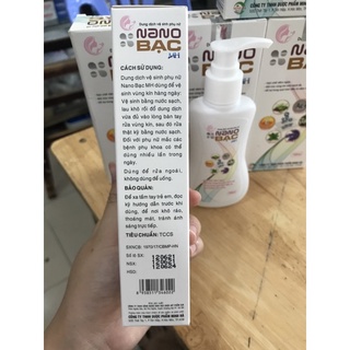 DUNG DỊCH VỆ SINH PHỤ NỮ NANO BẠC( chai 100ml)