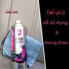 Combo 03 Chai xịt bọt Flamingo F002 vệ sinh da làm sạch ghế da , nội thất ô tô - Làm sạch ghế da, nỉ, taplo