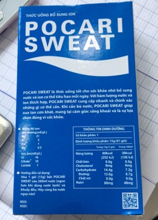 Bổ sung Ion, Pocari sweat dạng bột pha