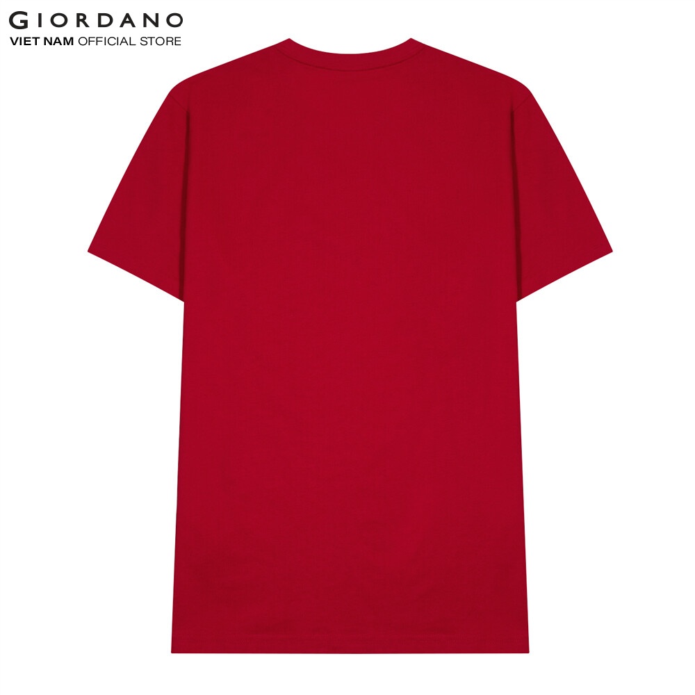 Áo Thun Nam In Hình Message Printed Tee Giordano 01092304