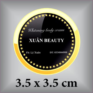 Combo 890 tem dáng 3,5cm  theo hình khách gửi.