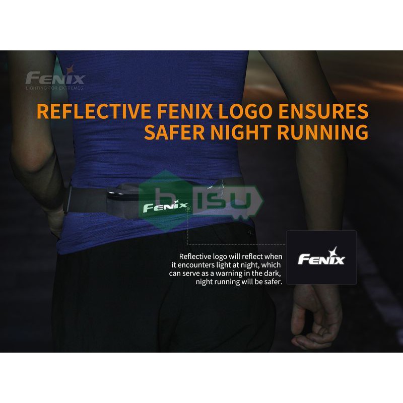 ĐẠI LÝ ĐỘC QUYỀN FENIX - Phụ kiện Fenix - AFB-10 - Túi đeo bụng Sports Fanny Pack (Màu đen)