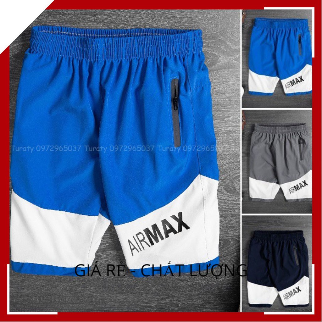 Quần Đùi Nam AirMax Mẫu Quần Short Nam Dáng Thể Thao Có Dây Rút Hàng Đẹp Co Giãn Senko.Shop03 | BigBuy360 - bigbuy360.vn