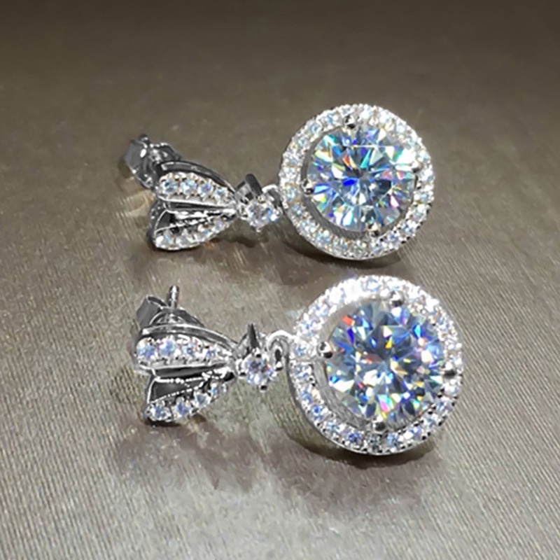 Bộ trang sức, Set Dây chuyền, Bông tai hình tai thỏ đính zircon sáng đẹp cao cấp dành cho nữ Mely - HA80