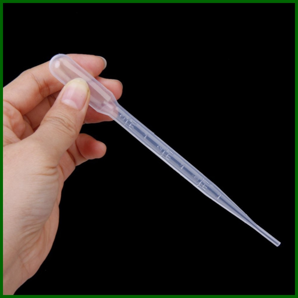 Ống Bóp Nhỏ Giọt Bằng Nhựa (Pipet Nhựa) Dùng Để Hút Phân Bón, Dinh Dưỡng Loại 3 ml