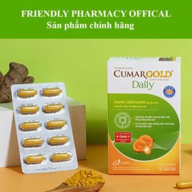 CumarGold Daily – Hỗ trợ điều trị Viêm đại tràng, Đại tràng co thắt, rối loạn tiêu hóa (20 viên)
