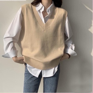 Áo Len Gile Nữ Trơn Cổ V Lefe GL04