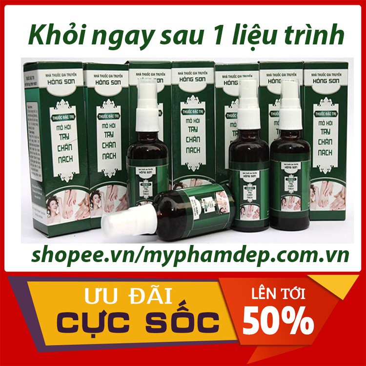 Xịt Mồ Hôi Tay Hồng Sơn