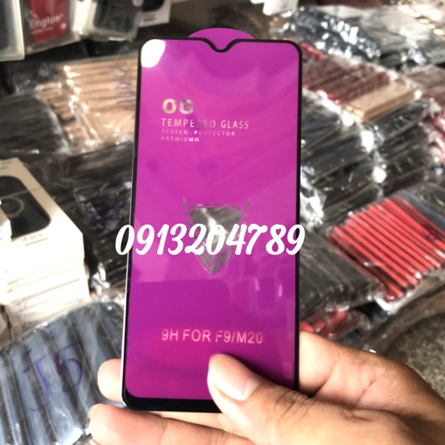 Kính cường lực OG Oppo F9/ galaxy M20 / J7 pro full màn cao cấp