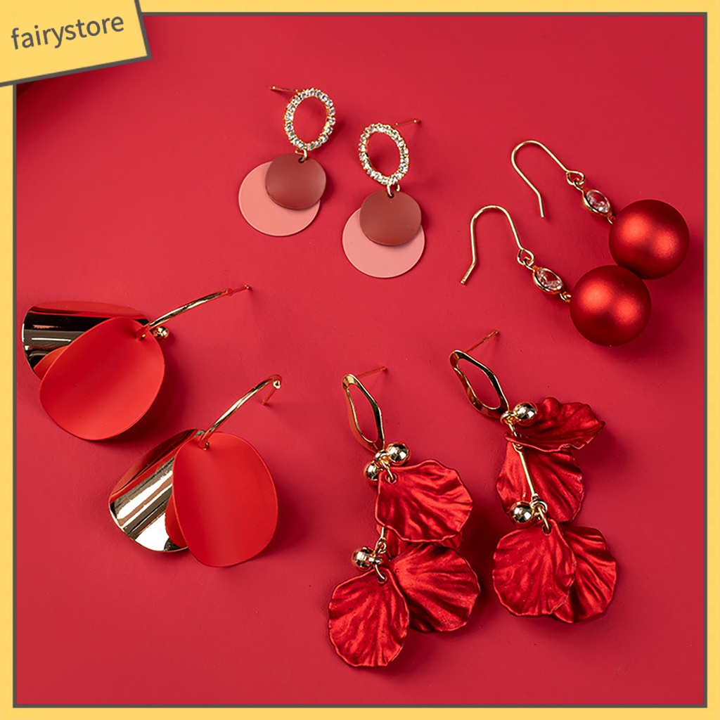 1 Đôi Bông Tai Mạ Bạc Dáng Dài Thời Trang Dành Cho Nữ