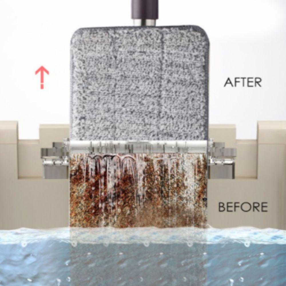 Bộ Cây Lau Nhà + Xô Và Cây Lau Sàn Dạng Nhấn Bằng Tay Chống Ăn Mòn Tiện Dụng