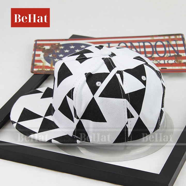 [BEST SELLER] Mũ Snapback Đẹp Nam, Hàng Xuất Xịn, Chất Vải Poly Cotton Dày, Form Đứng Thoáng Mát Khi Đội