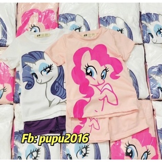 Set 2 bộ cộc Pony HM cho bé gái
