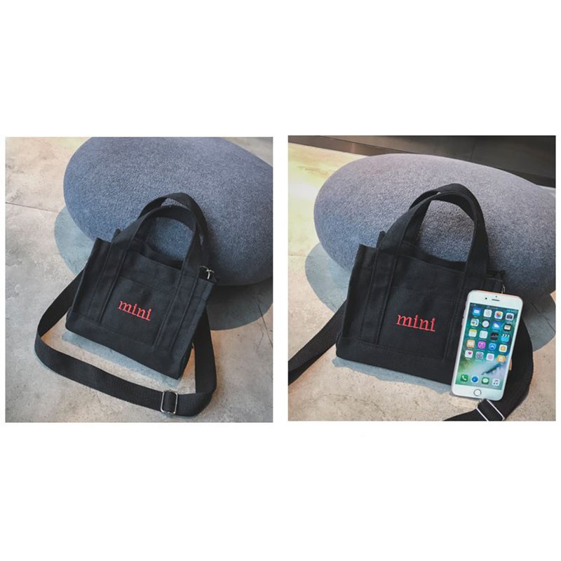 Túi Tote Vải Canvas In Chữ