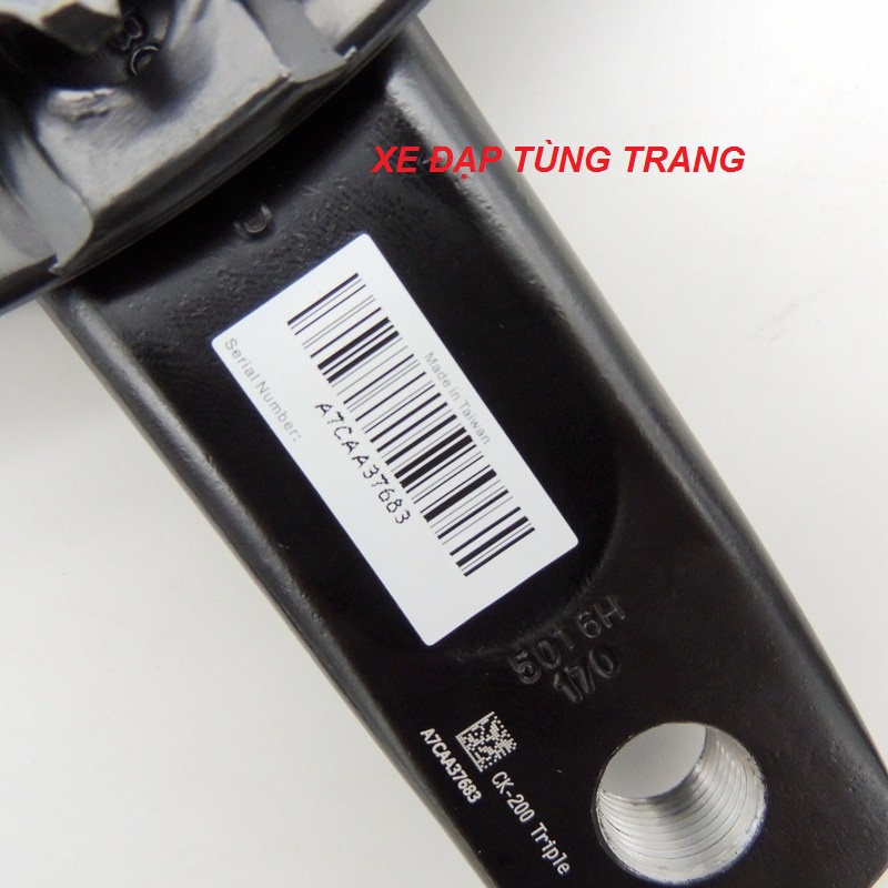 Bộ giò dĩa / đùi đĩa XE ĐẠP FSA mỹ Made in Taiwan 3 tầng 50/39/30T 165mm hợp kim nhôm
