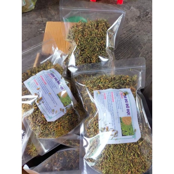 (Giá 100gr -500gr)Hoa đu đủ đực hàng nguyên nụ sấy lạnh xanh .đẹp