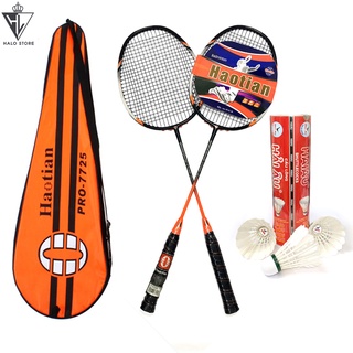 Combo 2 cây vợt cầu lông haotian và hộp cầu