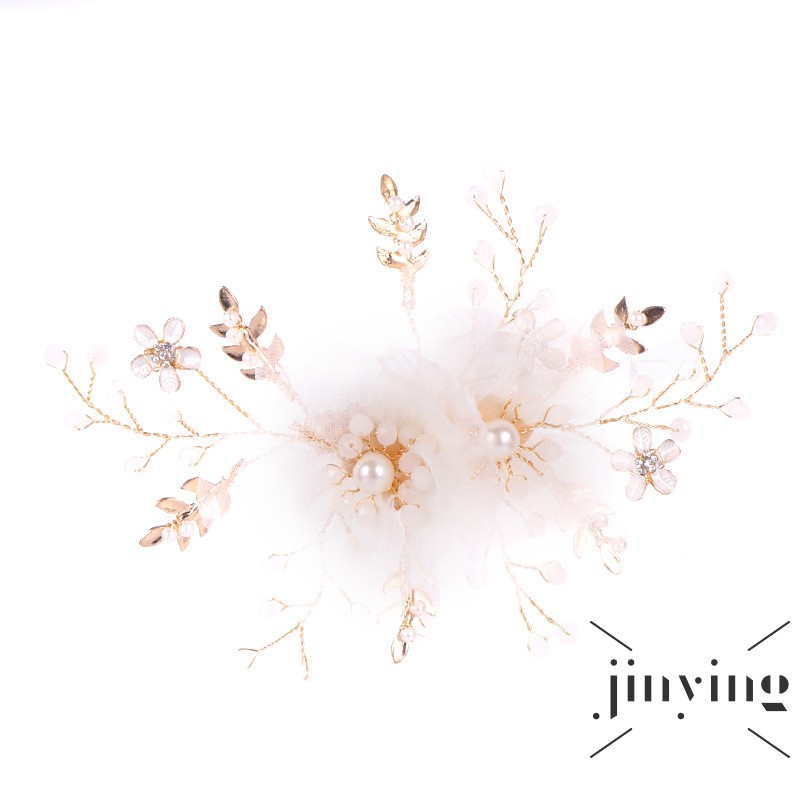 GETNOIVAS Trâm cài tóc đính đá thời trang cho cô dâu