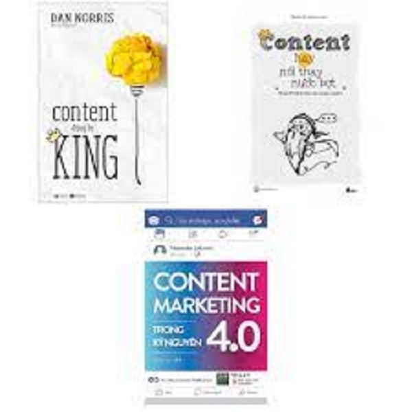 Sách - Combo Content Đúng Là King + Content Marketing Trong Kỷ Nguyên 4.0 + Content Hay Nói Thay Nước Bọt