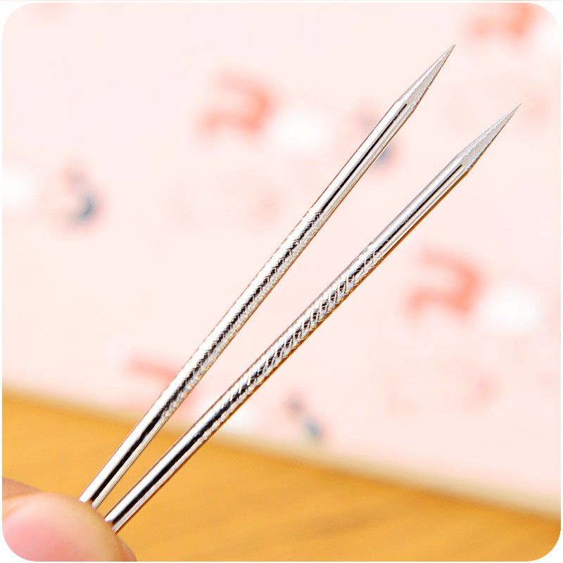 Cây Nặn Mụn 2 Đầu Que Nặn Mụn - LOẠI DÀI 12CM - HÀNG CAO CẤP