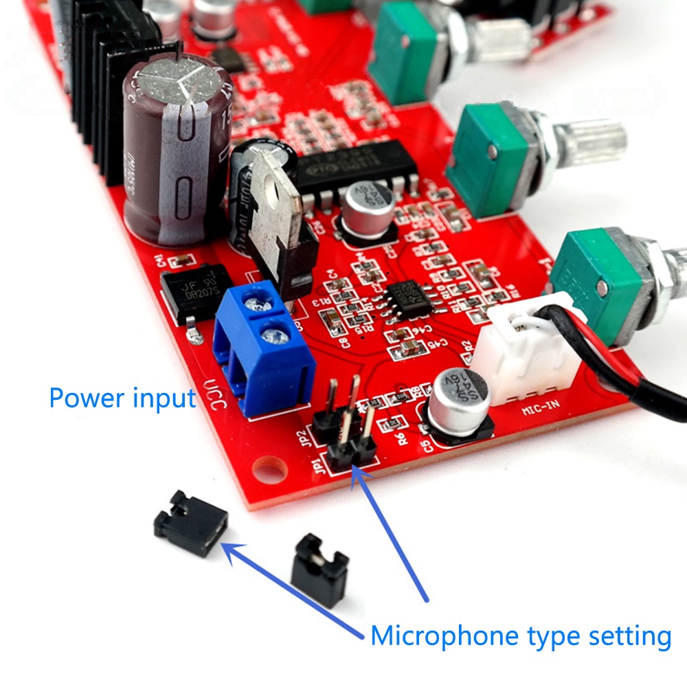 Bảng mạch khuếch đại âm thanh PCBFUN M65831 PT2399 với hiệu ứng Op Amp Super NE5532 chuyên dụng