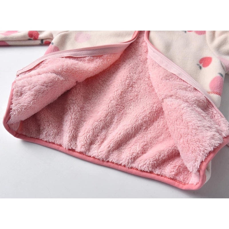 Áo khoác băng lông cho bé gái