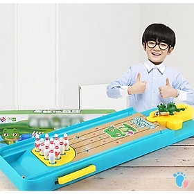 Đồ chơi ném bowling mini chú ếch con cho bé rèn luyện sự tỉ mỉ và quan sát