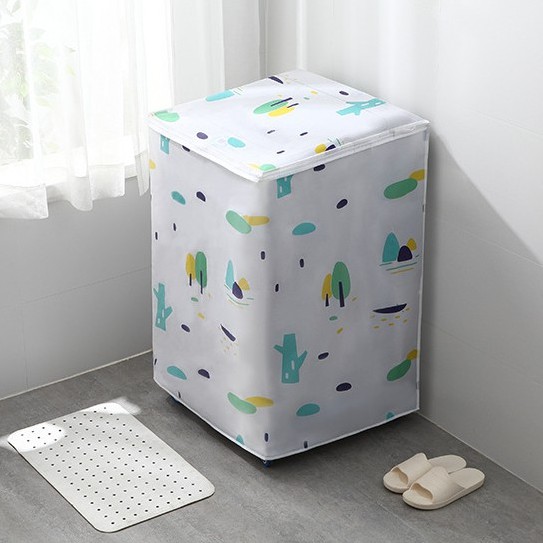 Áo trùm máy giặt họa tiết trang nhã