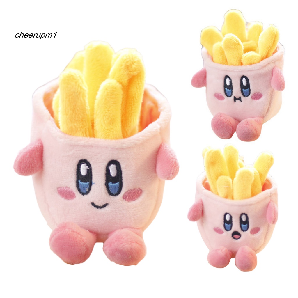 Đồ Chơi Thú Nhồi Bông Hình Nhân Vật Hoạt Hình Kirby/Khoai Tây Chiên Hoạt Hình Trang Trí Túi Xách Dành Cho Trẻ Em