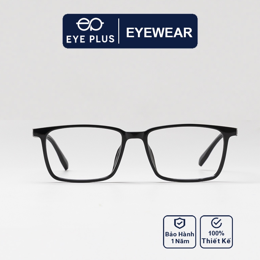 Gọng kính cận nam nữ EYE PLUS dáng vuông nhỏ CC1 Blancy-20090