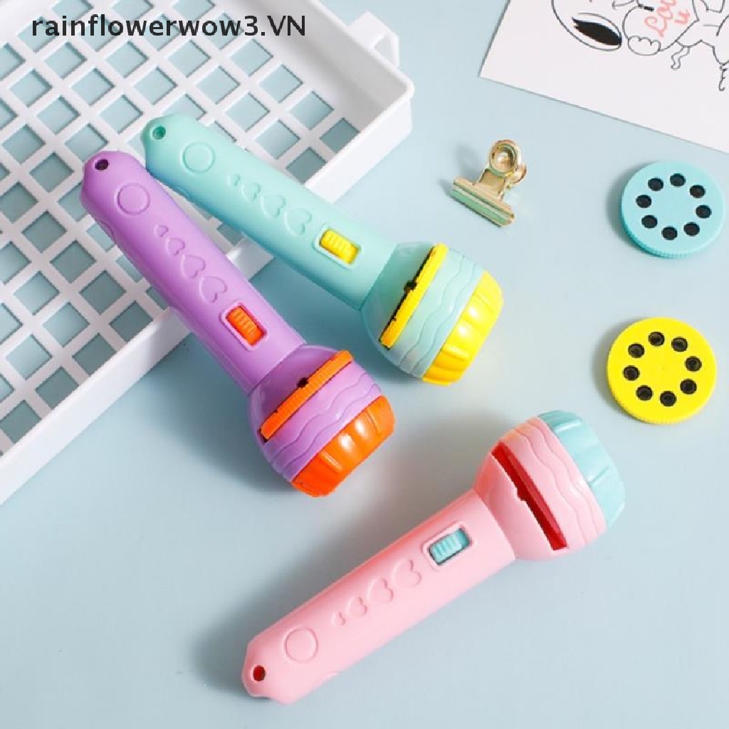 Đồ chơi đèn pin chiếu hình kể chuyện khi chuẩn bị ngủ vui nhộn dành cho trẻ em