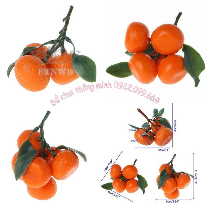 Chùm quất giả, quýt giả - Trái Cây Giả Dùng Trang Trí Nhà Cửa