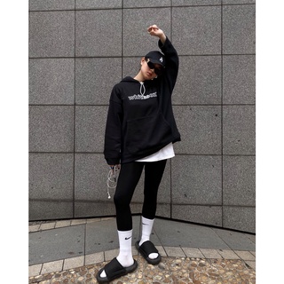 HOODIE "LOGO SS20" DOUBLE LABEL BLACK