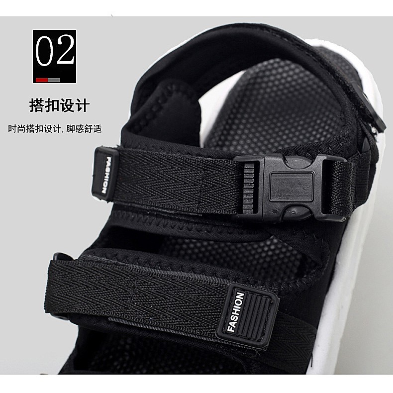 Dép Sandal Học Sinh Ulzang Unisex Quai Dù Đế Cao Su Đi Cực Êm ( có video thật ) TH-57