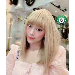 Tóc giả nữ chính hãng (Tóc bộ nguyên đầu thẳng lỡ)