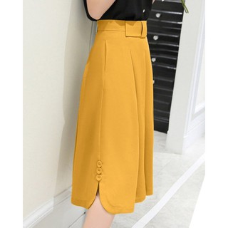 Quần Culottes Xếp Ly Lai Cong