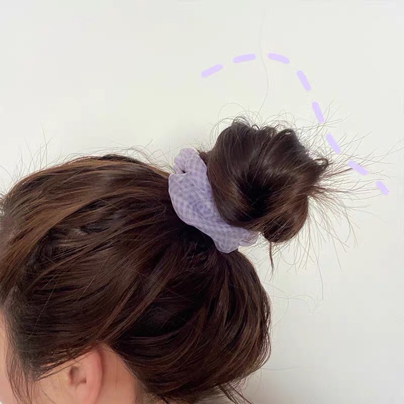 cột tóc scrunchies dây buộc tóc