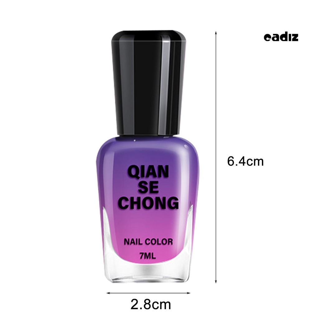 Sơn Móng Tay Màu Gradient Nhanh Khô Không Dễ Tẩy Màu 7ml Dành Cho Nữ