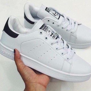 HOT Giày Adidas Stan Smith trắng gót đen