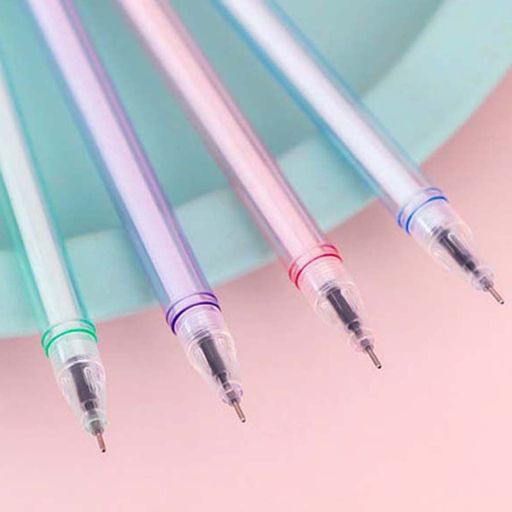 Bút mực gel hình cây kem đính kim sa màu đen dễ thương